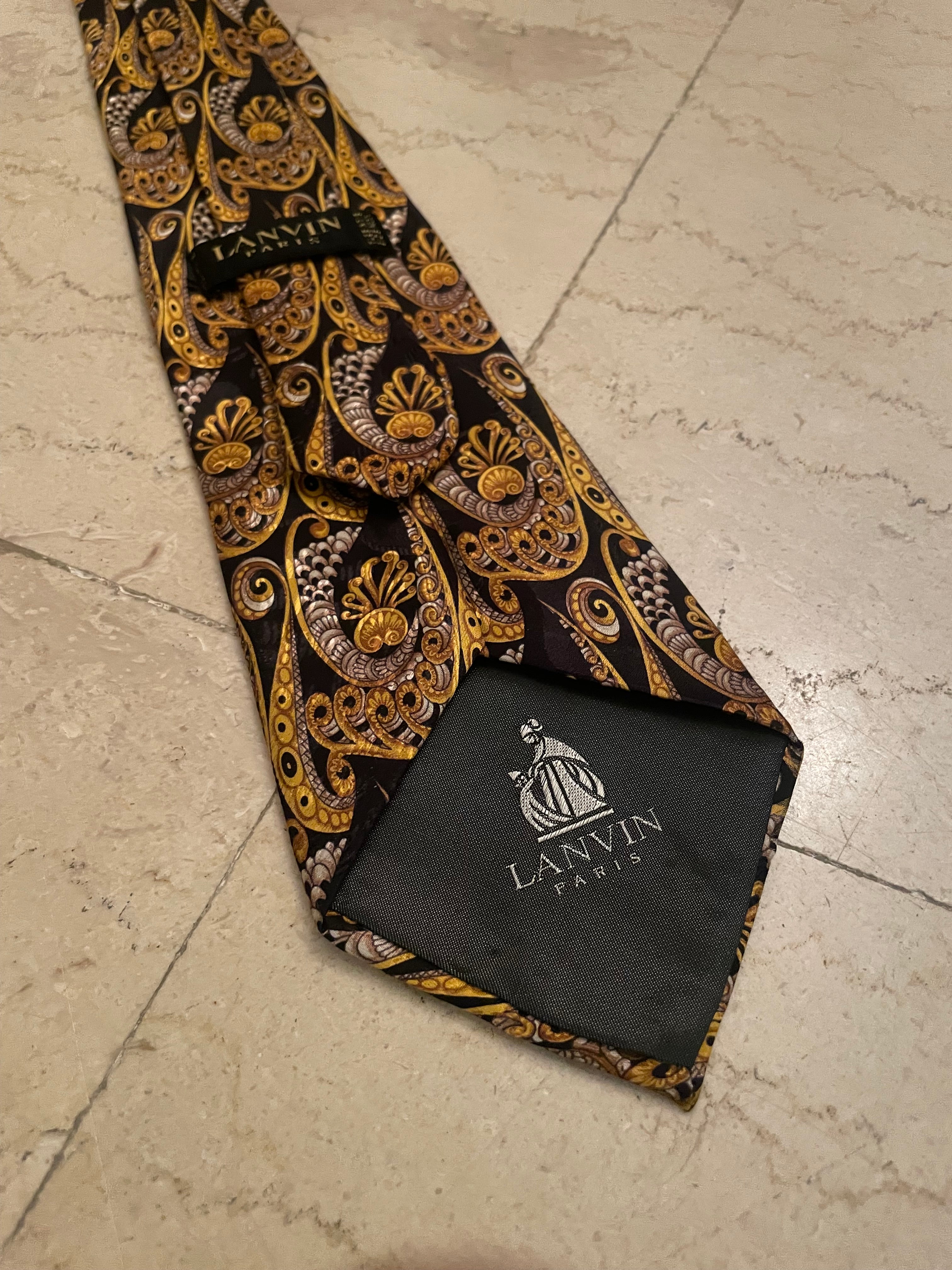 Lanvin Paris Tie