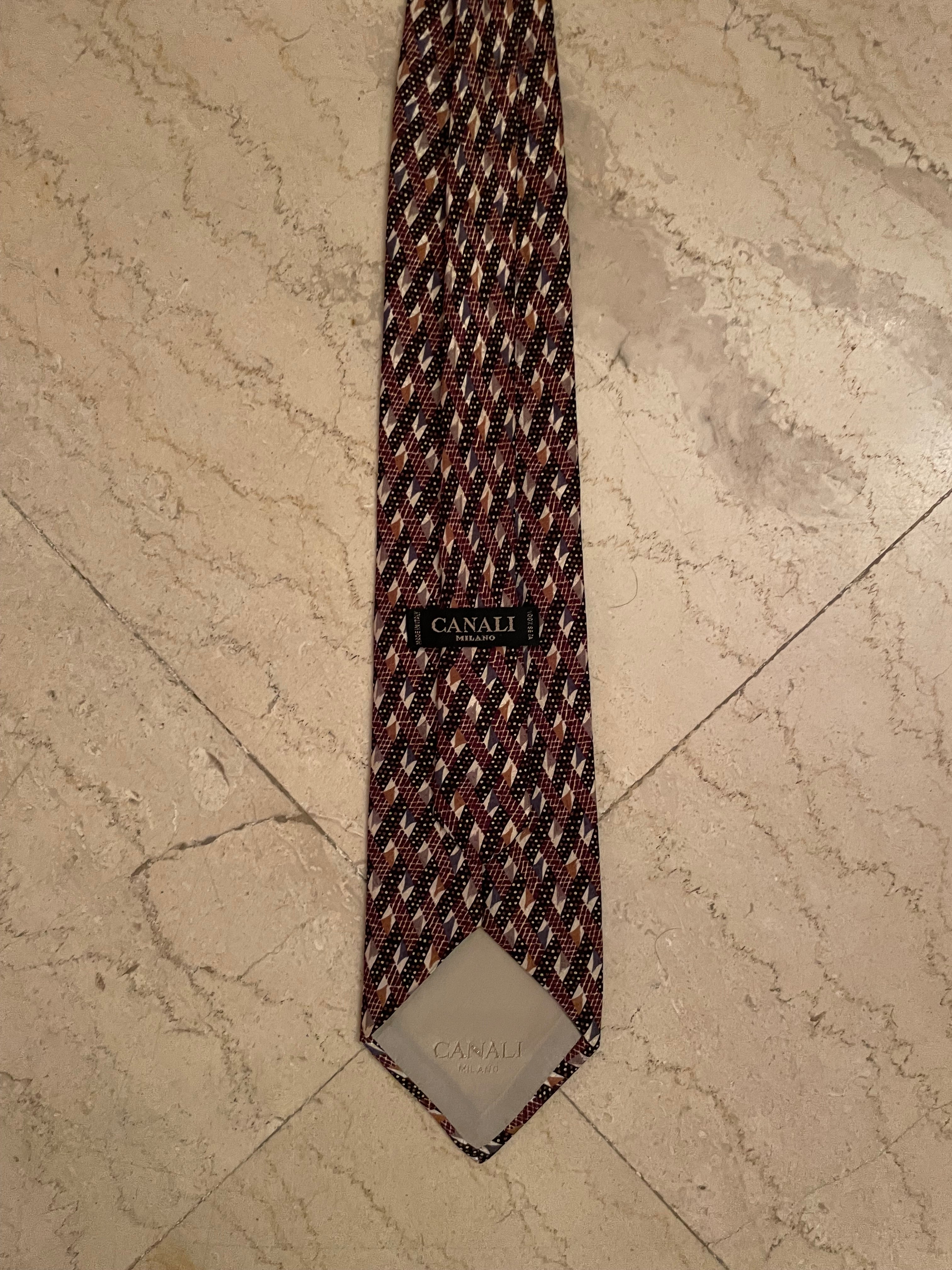 Canali Milano Silk Tie