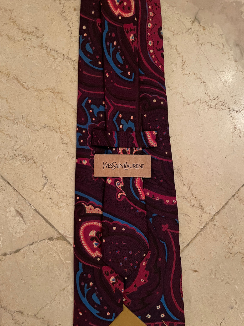Yves Saint Laurent Silk Tie