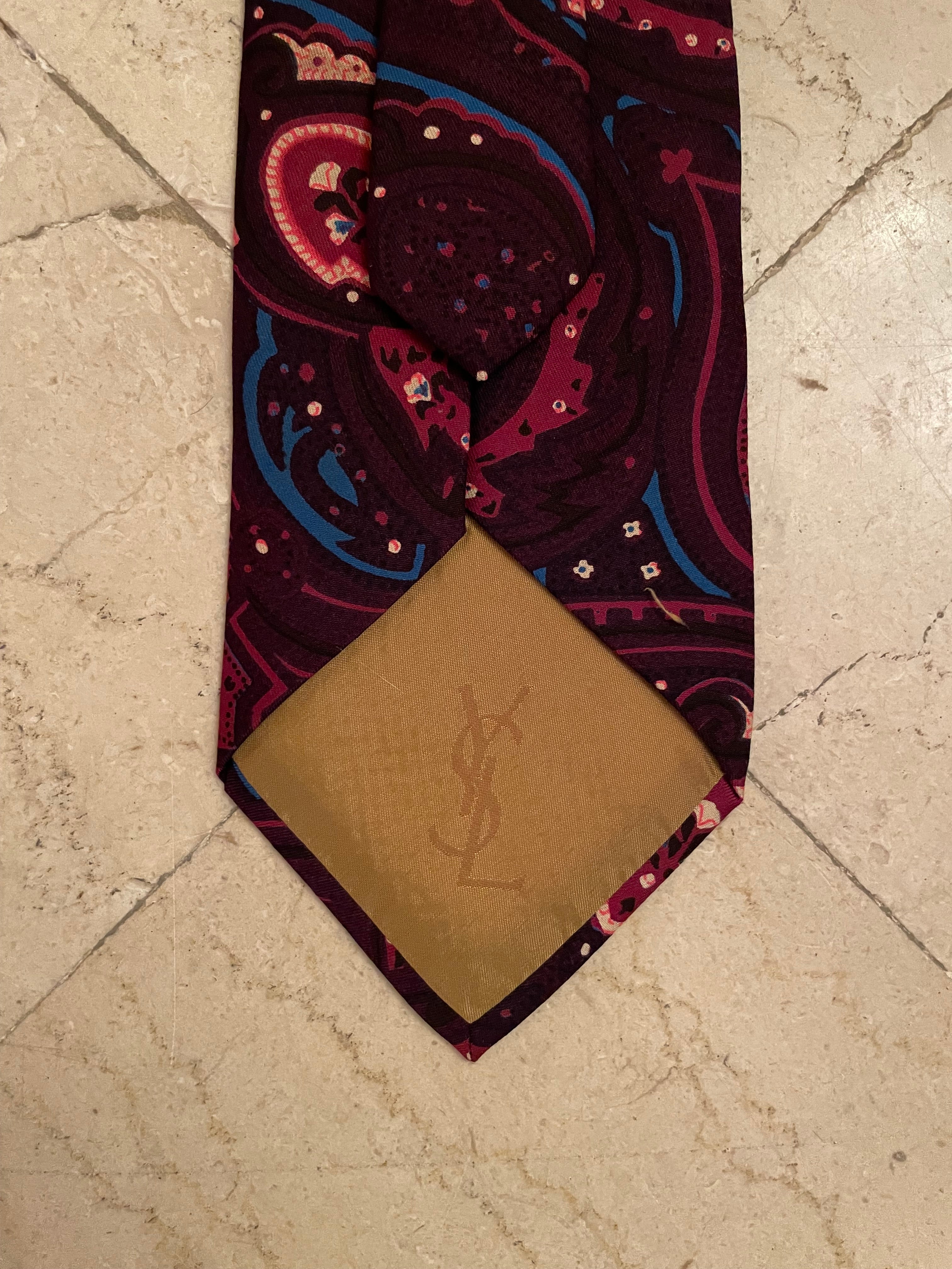 Yves Saint Laurent Silk Tie