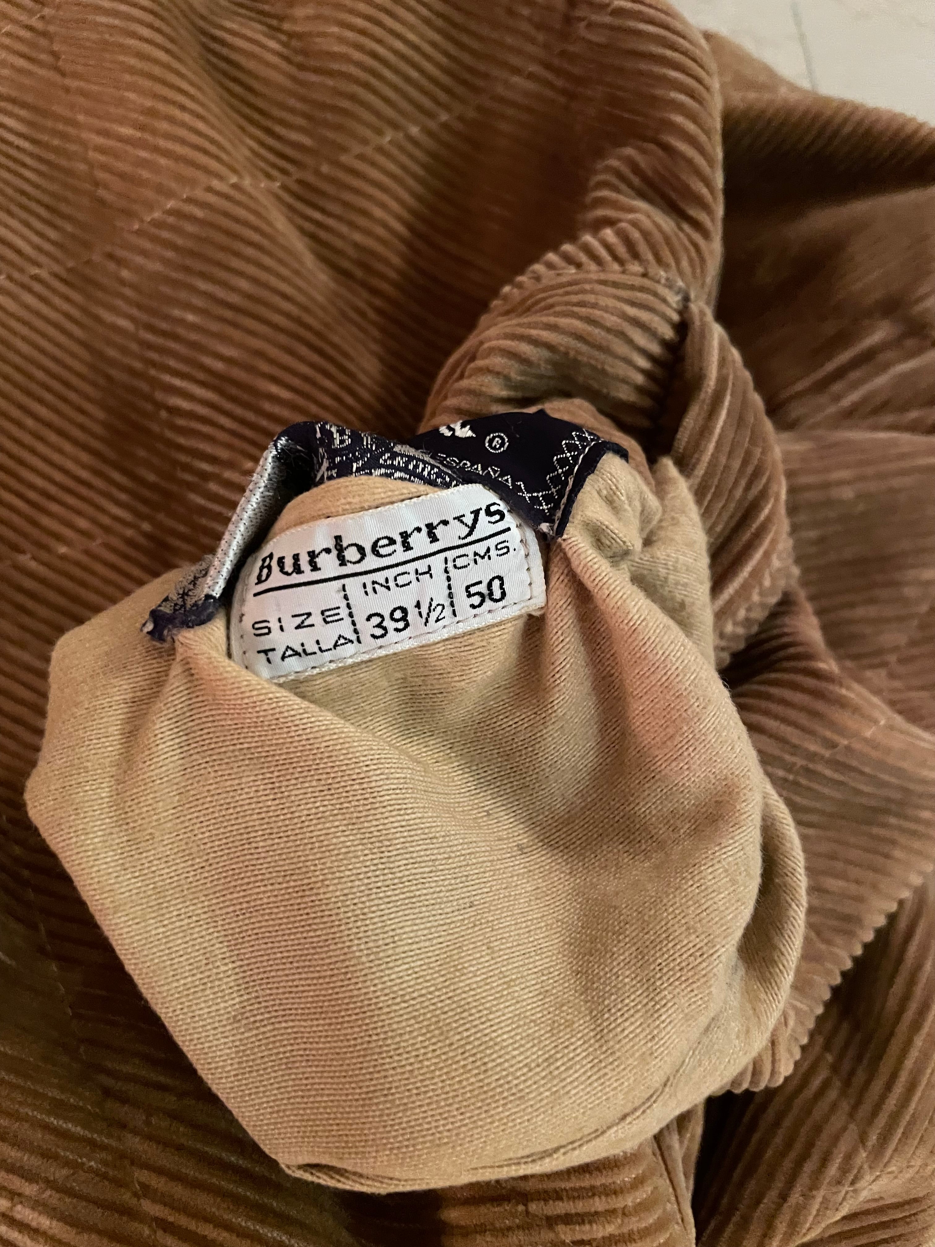 Burberrys’ Reversible Corduroy Jacket