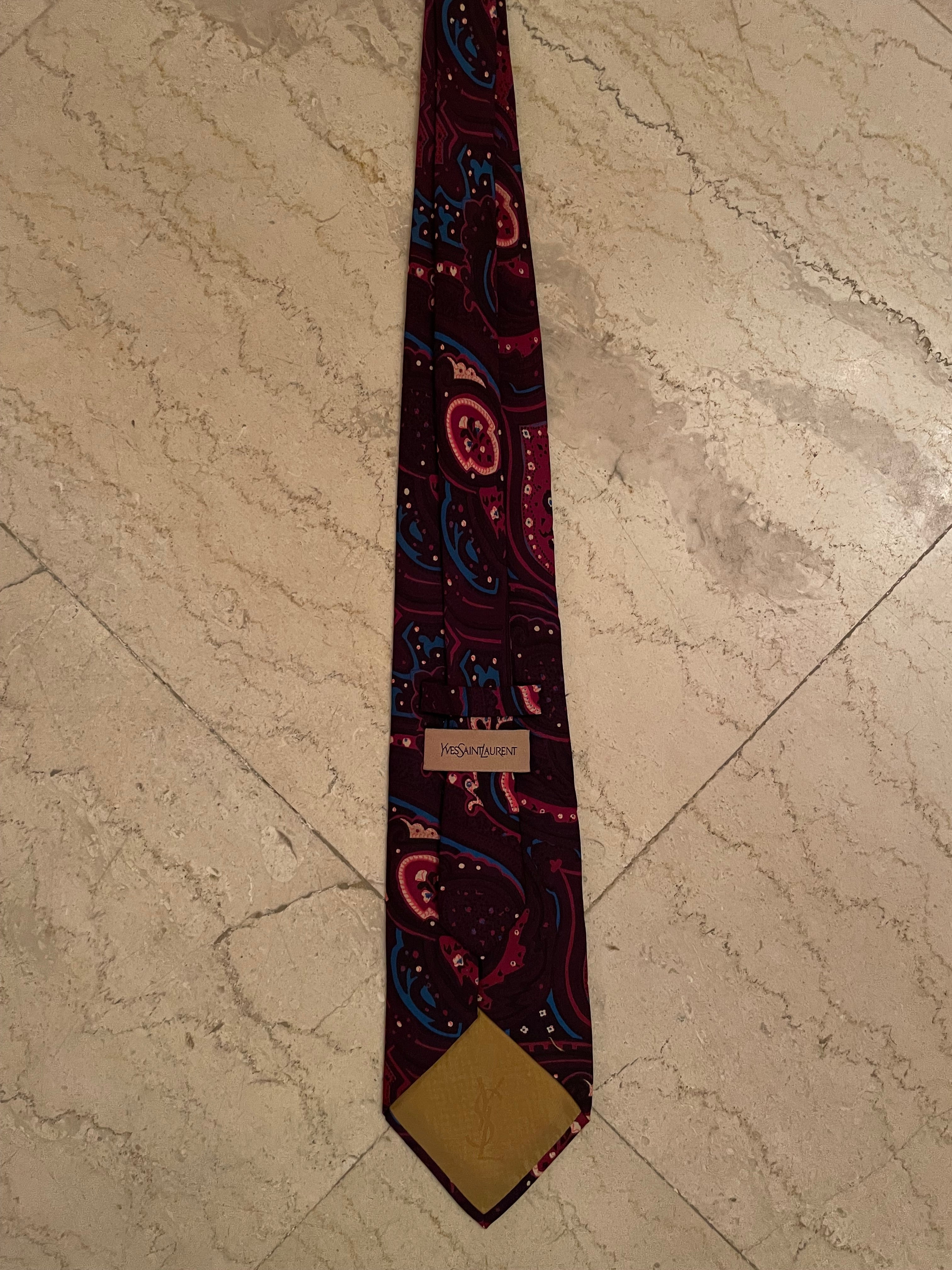 Yves Saint Laurent Silk Tie
