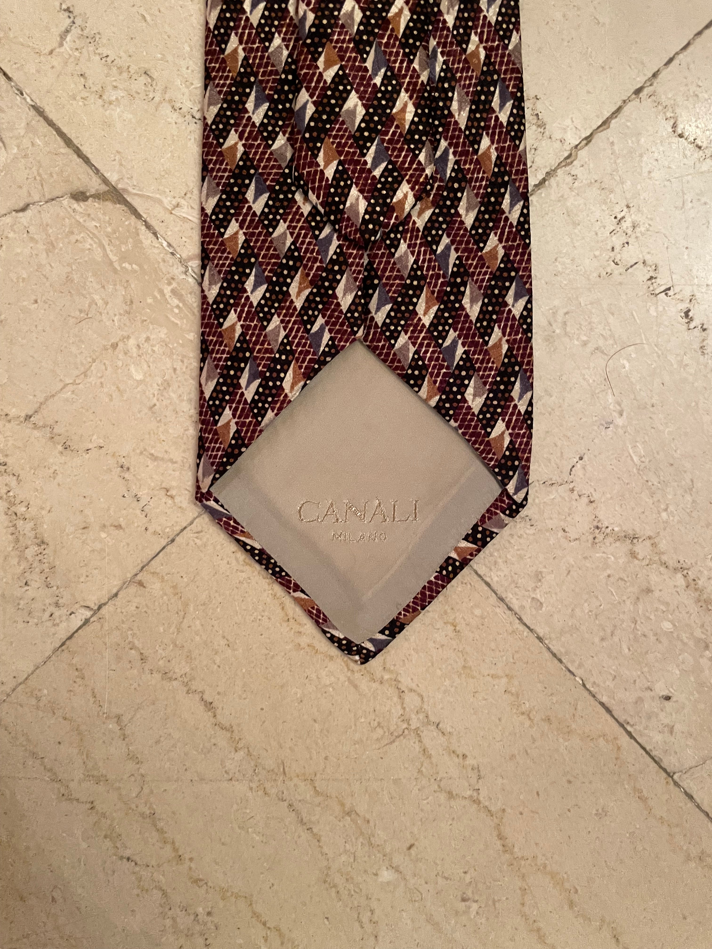 Canali Milano Silk Tie