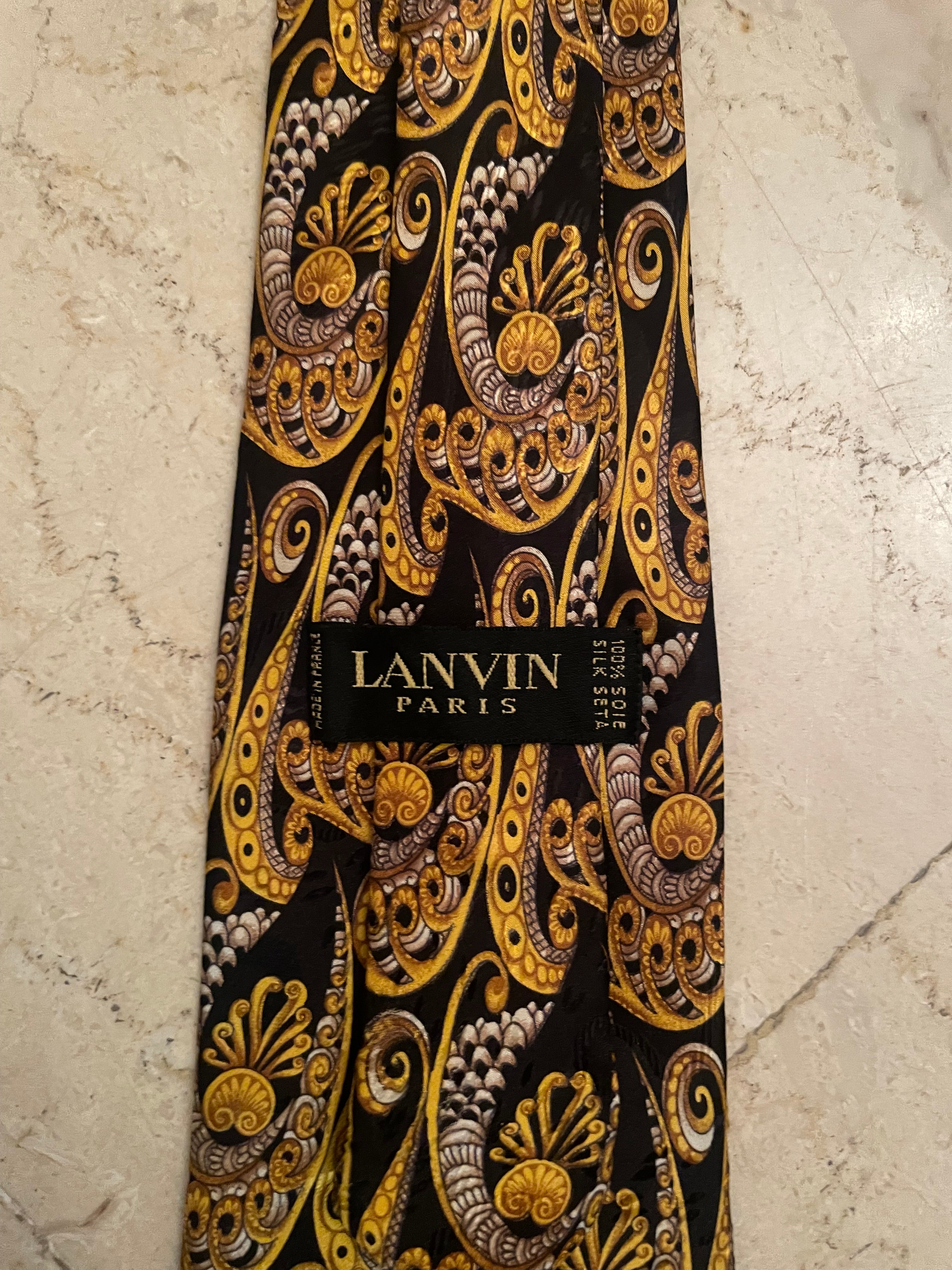 Lanvin Paris Tie